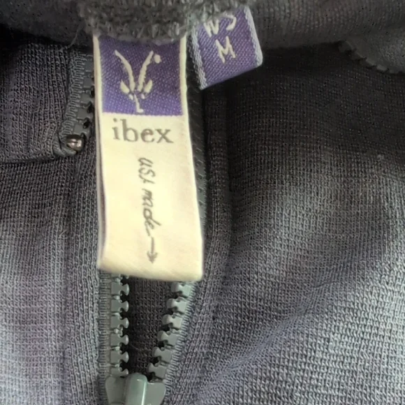 Ibex Charcoal Full-Zip Sweater - Picture 2 of 7